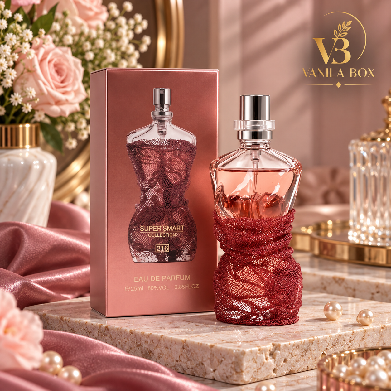 ادوپرفیوم زنانه سوپر اسمارت مدل ژان پل گوتیه کلاسیک کد 216 حجم 25 میل