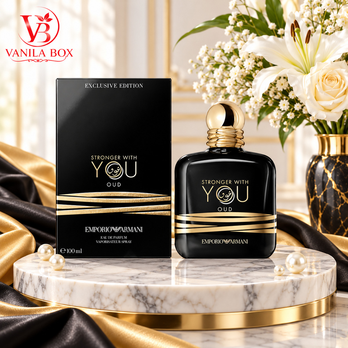 ادوپرفیوم مردانه جورجیو آرمانی مدل Stronger With You Oud حجم 100 میل