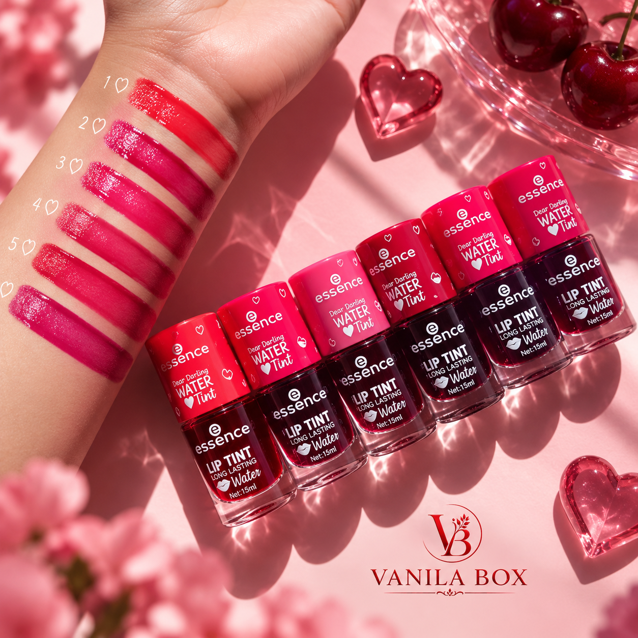 تینت مایع  لب و گونه شماره 01 مدل Dear Darling Water Tint حجم 15 میل