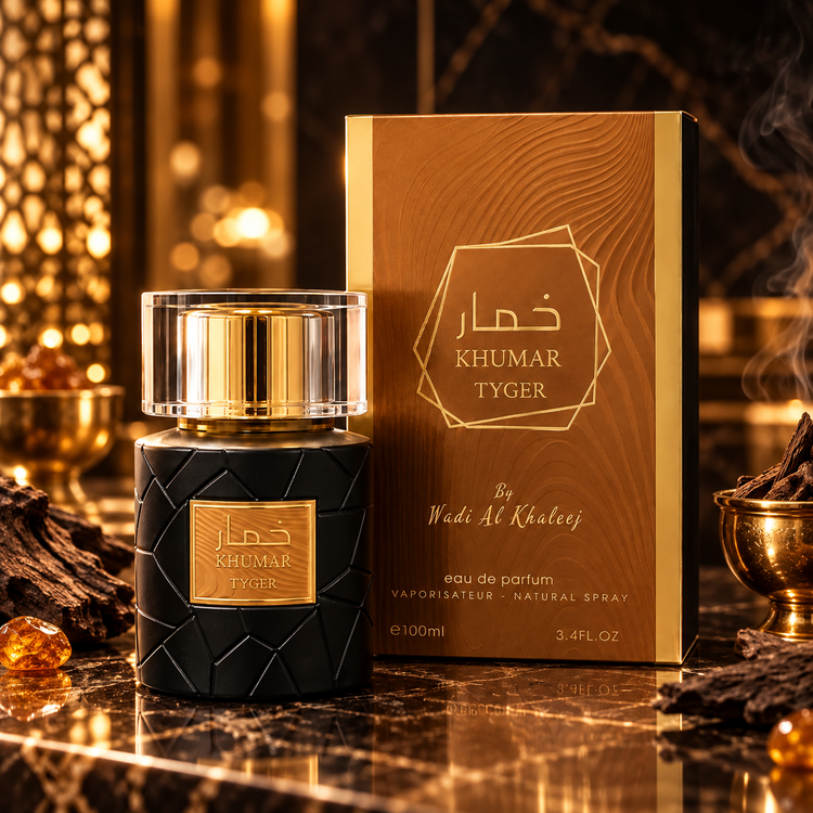 ادکلن خمار تایگر Khumar Tyger وادی الخلیجی 100 میل| مشابه بولگاری تایگار